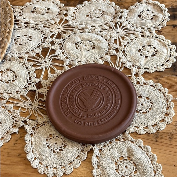 Longaberger Brown Pottery Brick - Picture 4 of 4